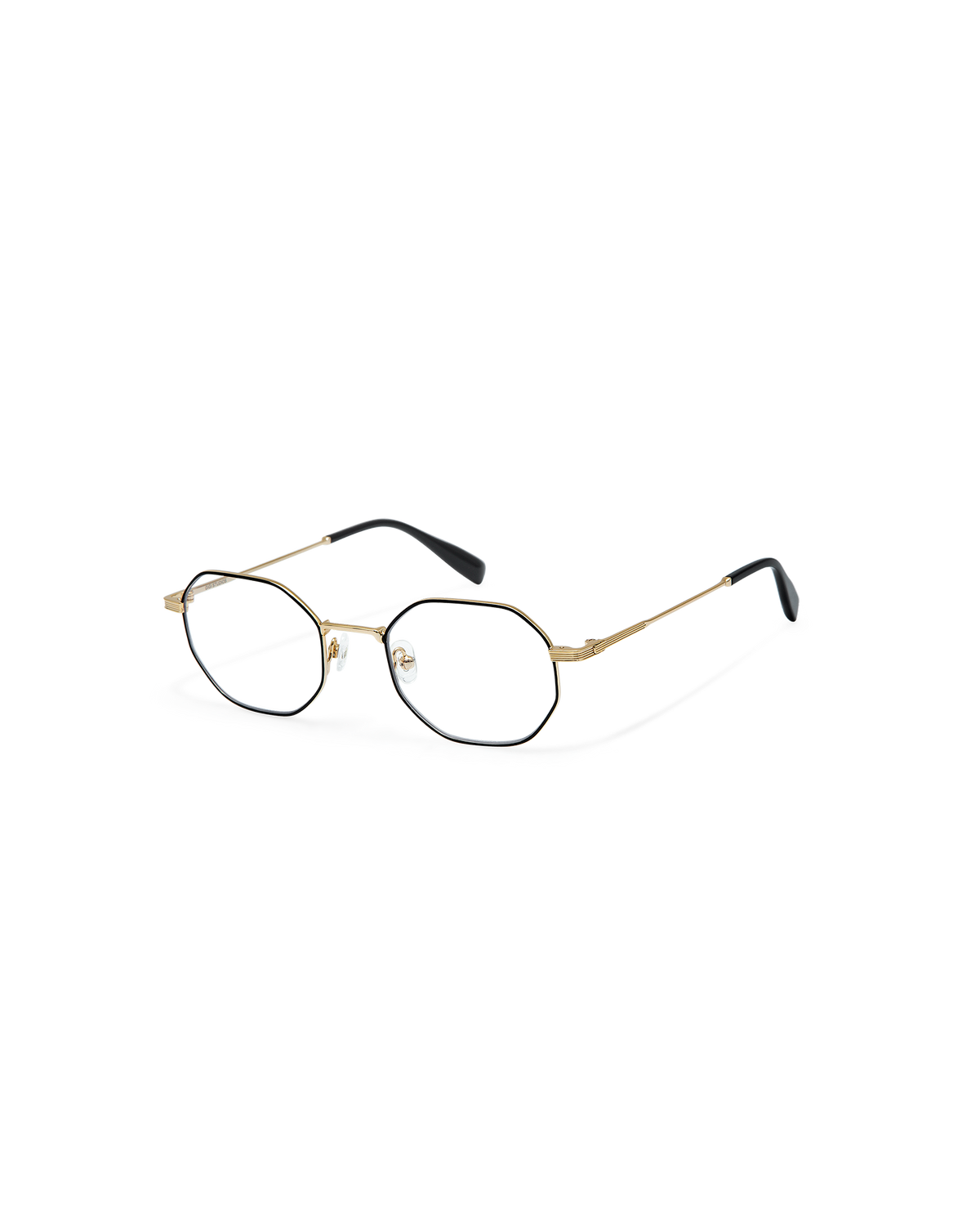 RUNA: Geométricas Metal Noir optical glasses by GIGI STUDIOS 10708