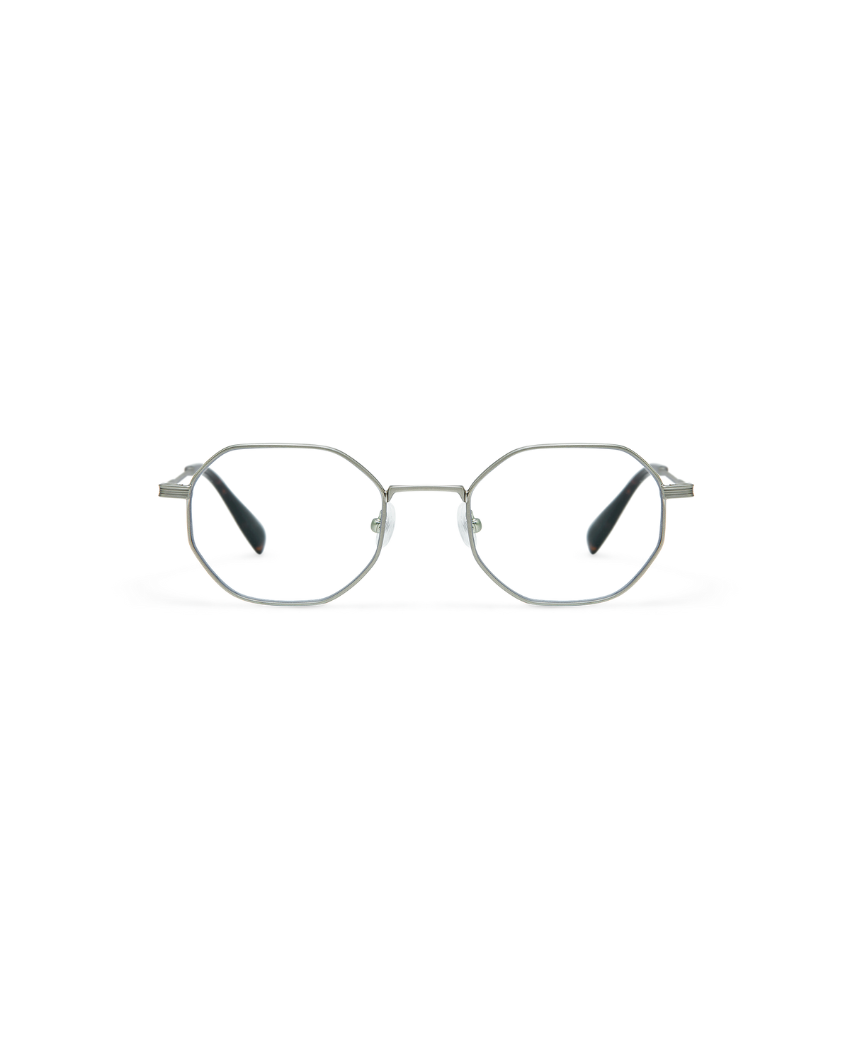 RUNA: Geométricas Metal Dark Silver optical glasses by GIGI STUDIOS 10713