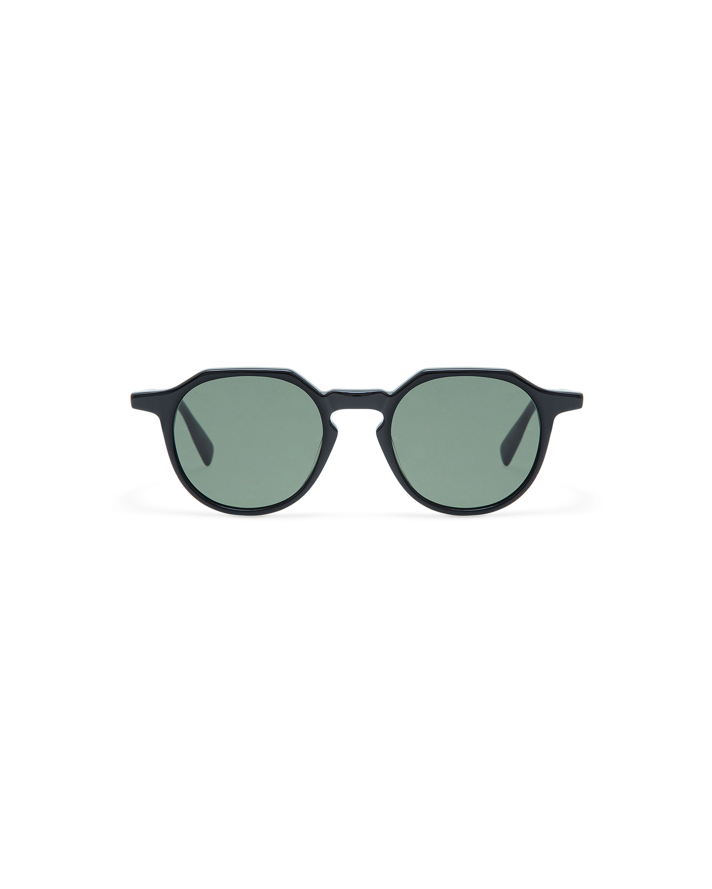 NORA: Geométricas Acetato Noir sunglasses by GIGI STUDIOS 10715