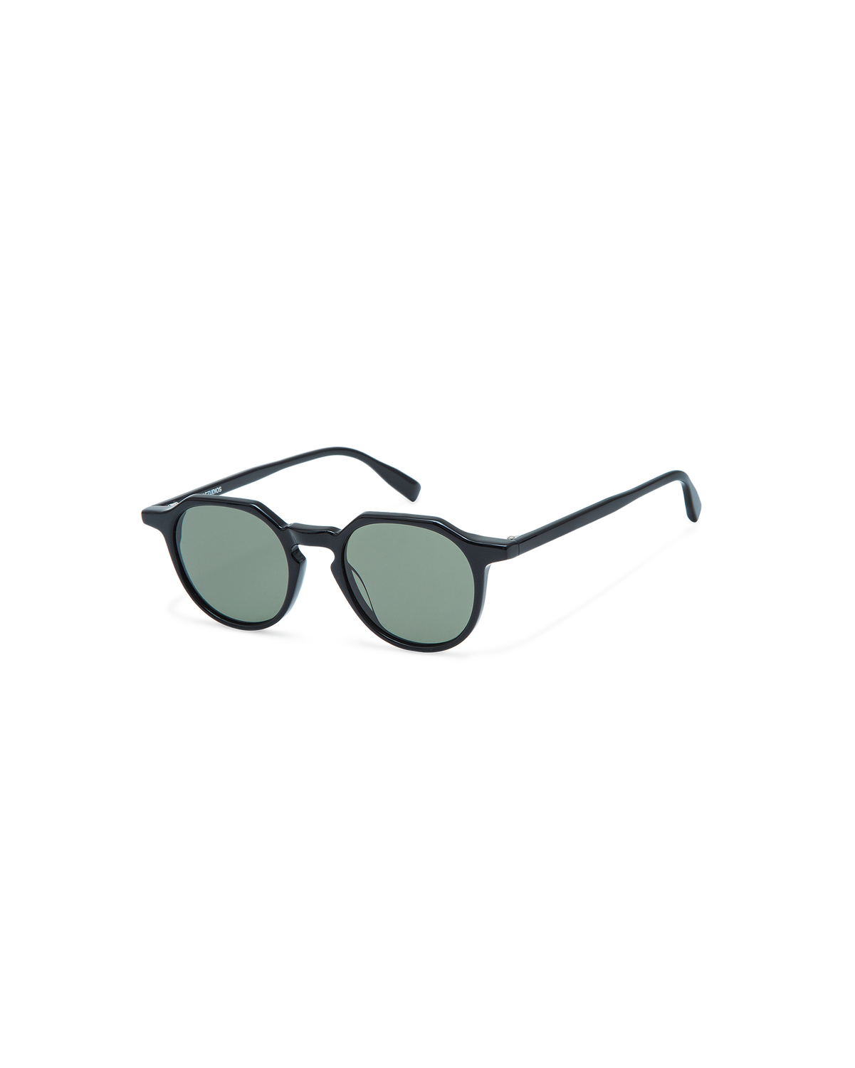 NORA: Geométricas Acetato Noir sunglasses by GIGI STUDIOS 10716