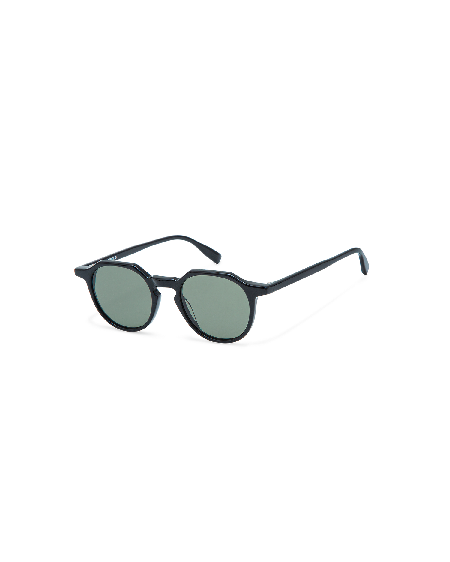 NORA: Geométricas Acetato Noir sunglasses by GIGI STUDIOS 10716