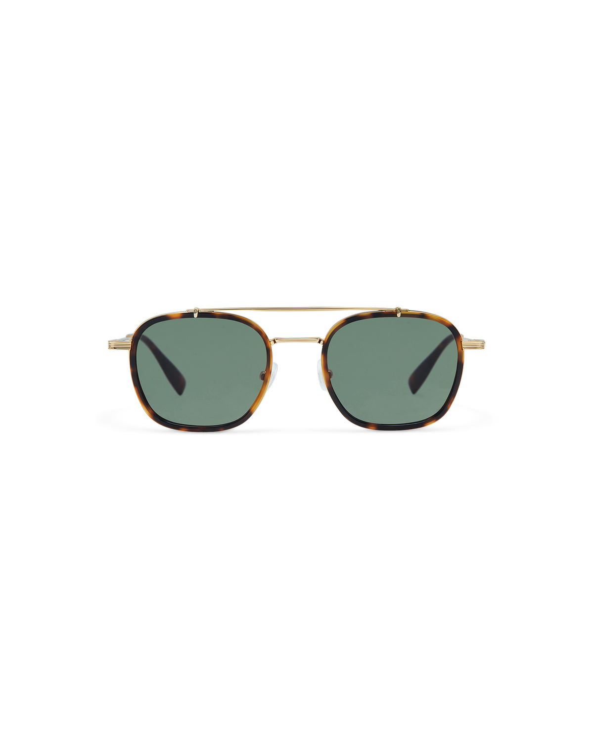 NOOR: Aviador Acetato-Metal Havana sunglasses by GIGI STUDIOS 10733