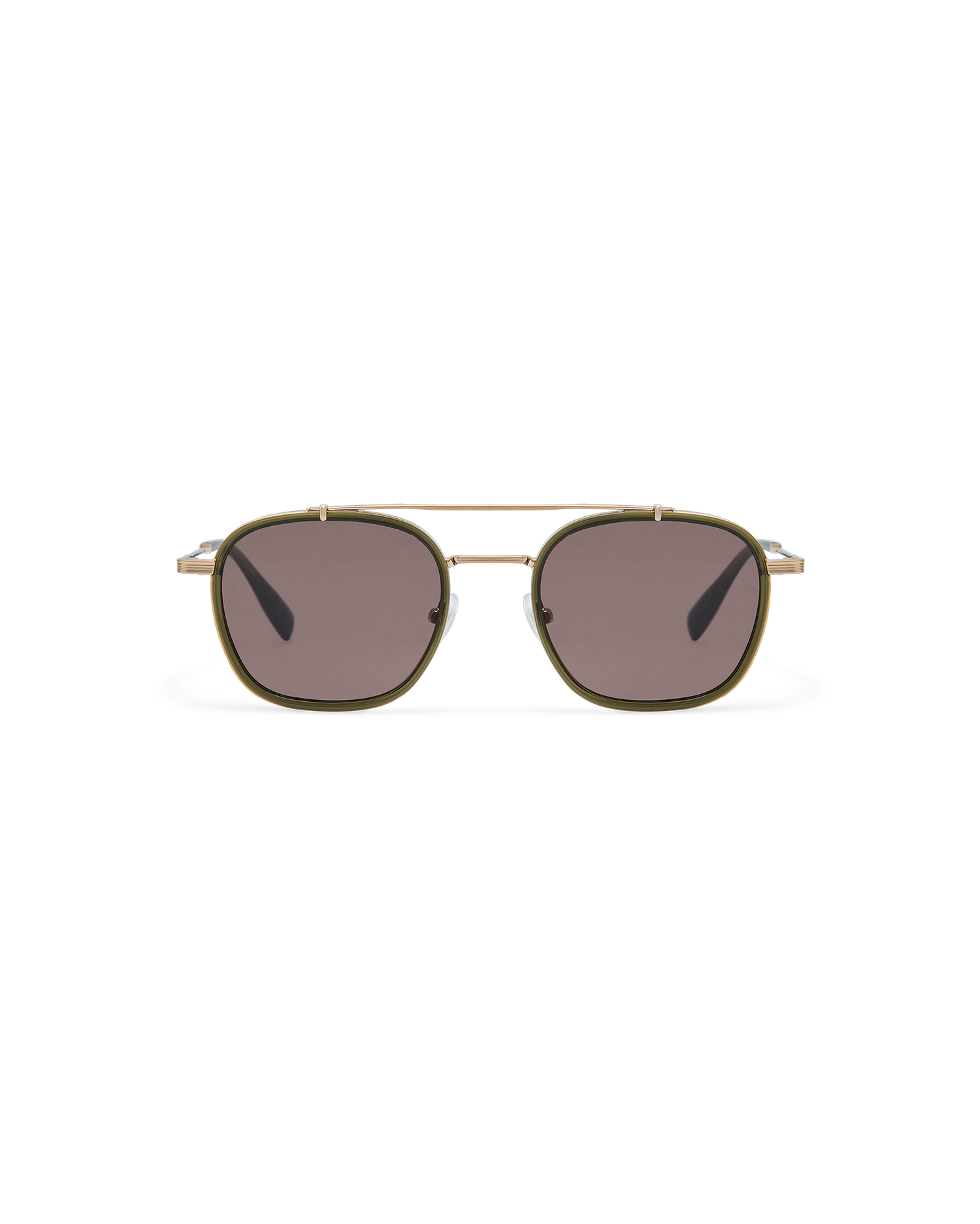 NOOR: Aviador Acetato-Metal Verde sunglasses by GIGI STUDIOS 10735