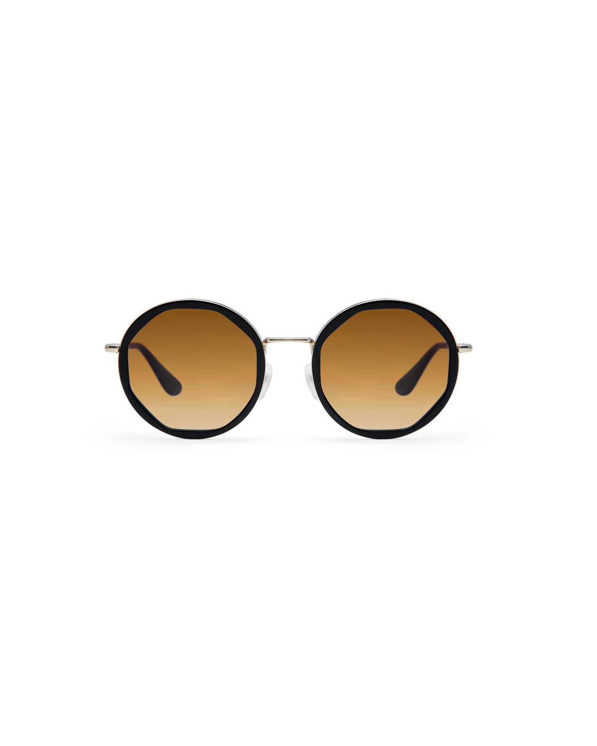 ALBA: Geométricas Acetato-Metal Noir sunglasses by GIGI STUDIOS 14478