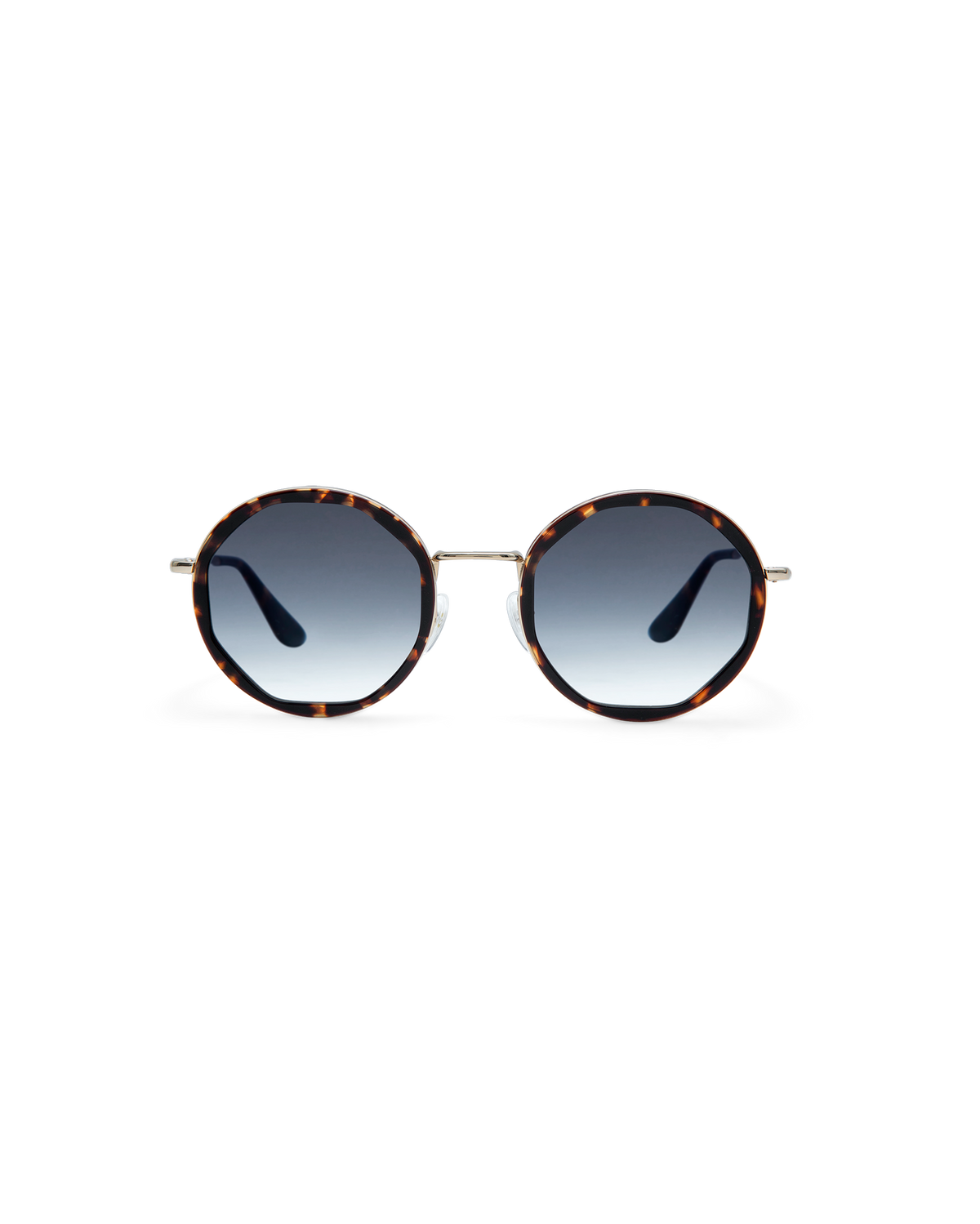 ALBA: Geométricas Acetato-Metal Havana sunglasses by GIGI STUDIOS 14479