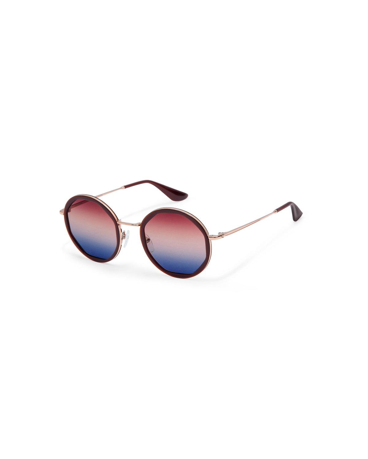 ALBA: Geométricas Acetato-Metal Marrón sunglasses by GIGI STUDIOS 14545