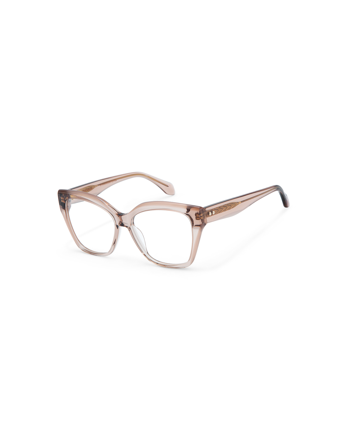 POPPY: Cat Eye Acetato Marrón optical glasses by GIGI STUDIOS 14548