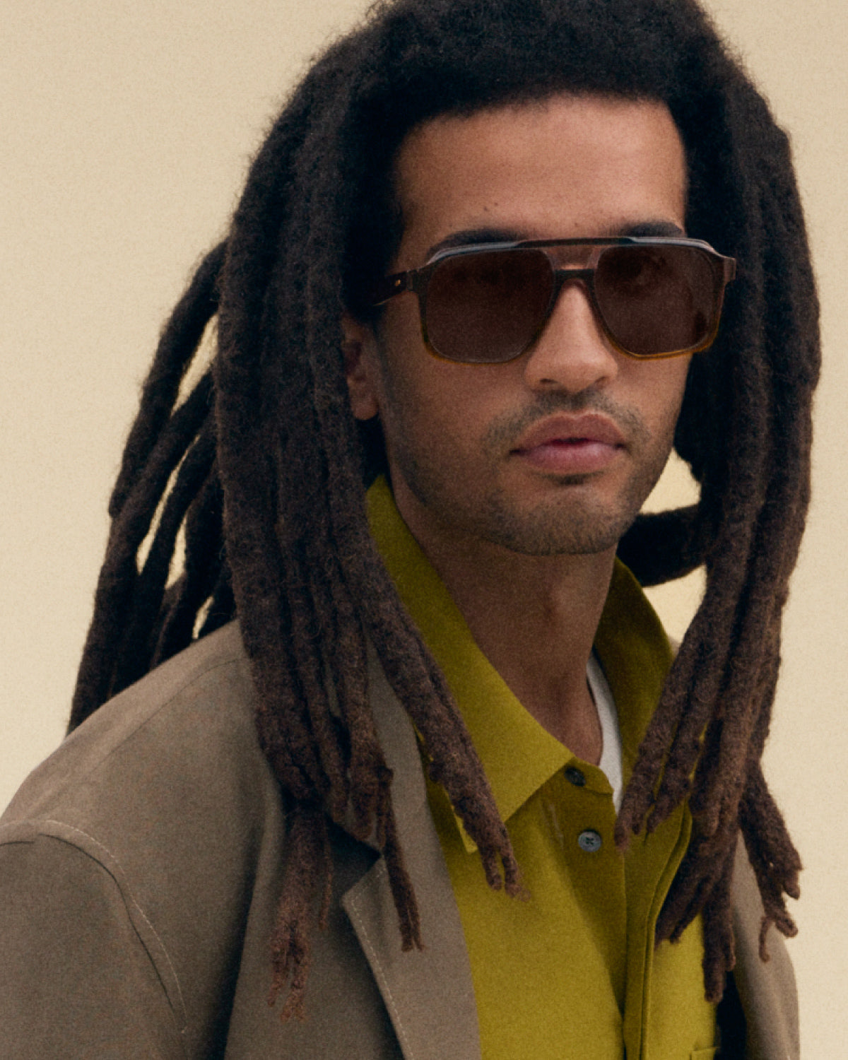 ZAC: Aviador Acetato Verde sunglasses by GIGI STUDIOS 8091