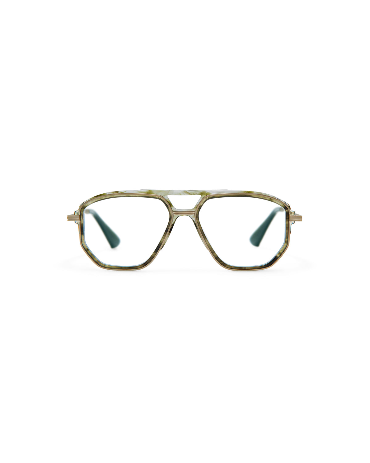 LEO: Aviador Acetato-Metal Verde optical glasses by GIGI STUDIOS 8037