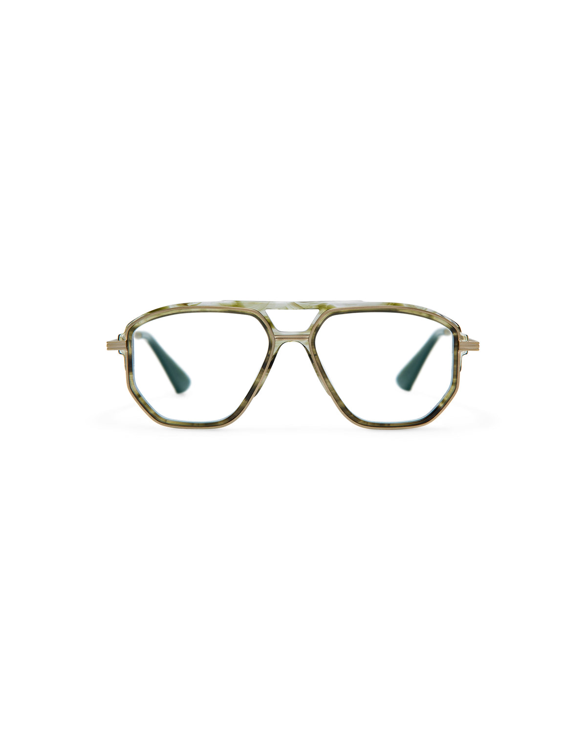 LEO: Aviador Acetato-Metal Verde optical glasses by GIGI STUDIOS 8037