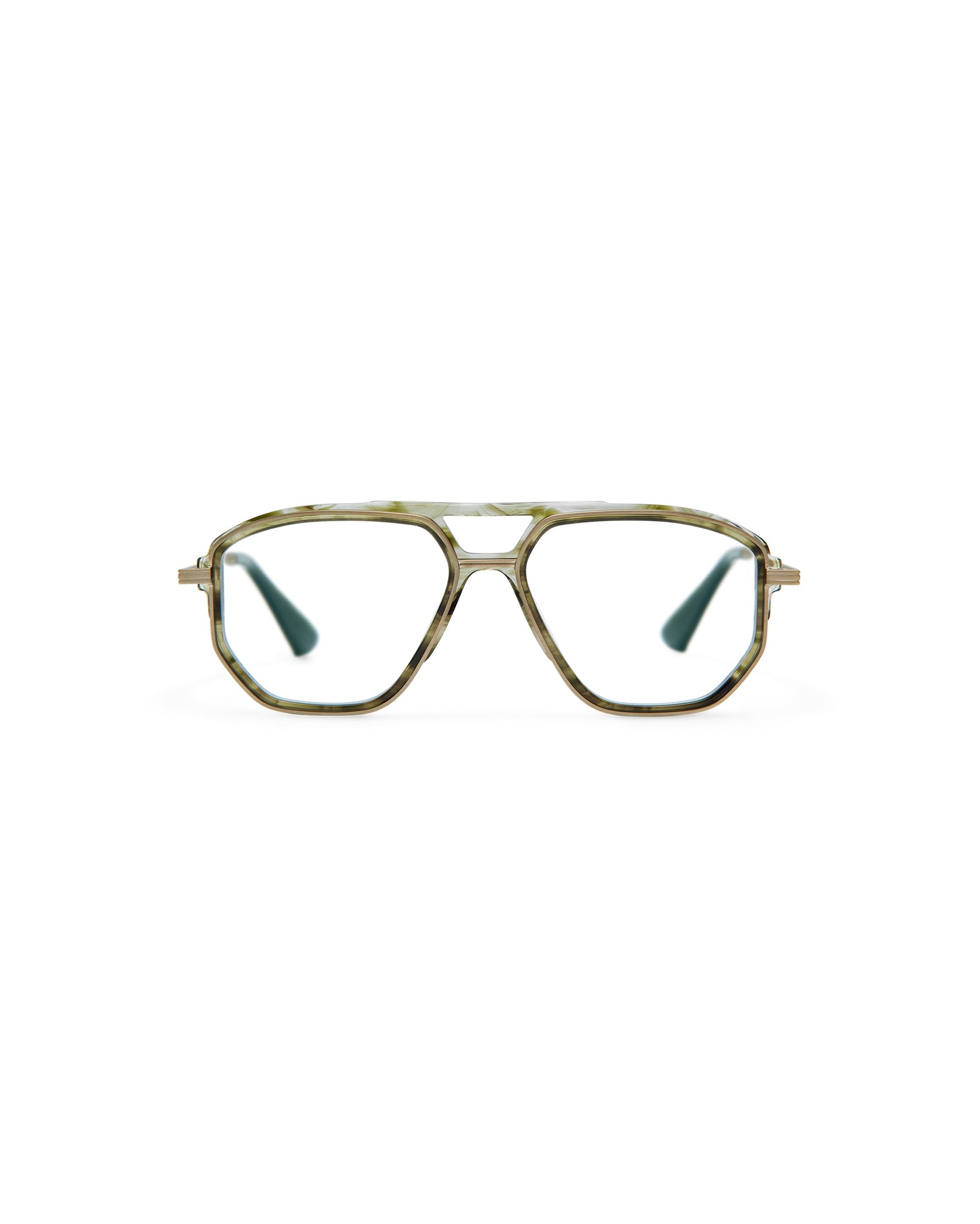 LEO: Aviador Acetato-Metal Verde optical glasses by GIGI STUDIOS 8037