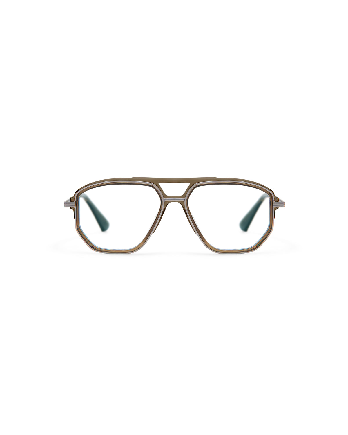 LEO: Aviador Acetato-Metal Verde optical glasses by GIGI STUDIOS 8038