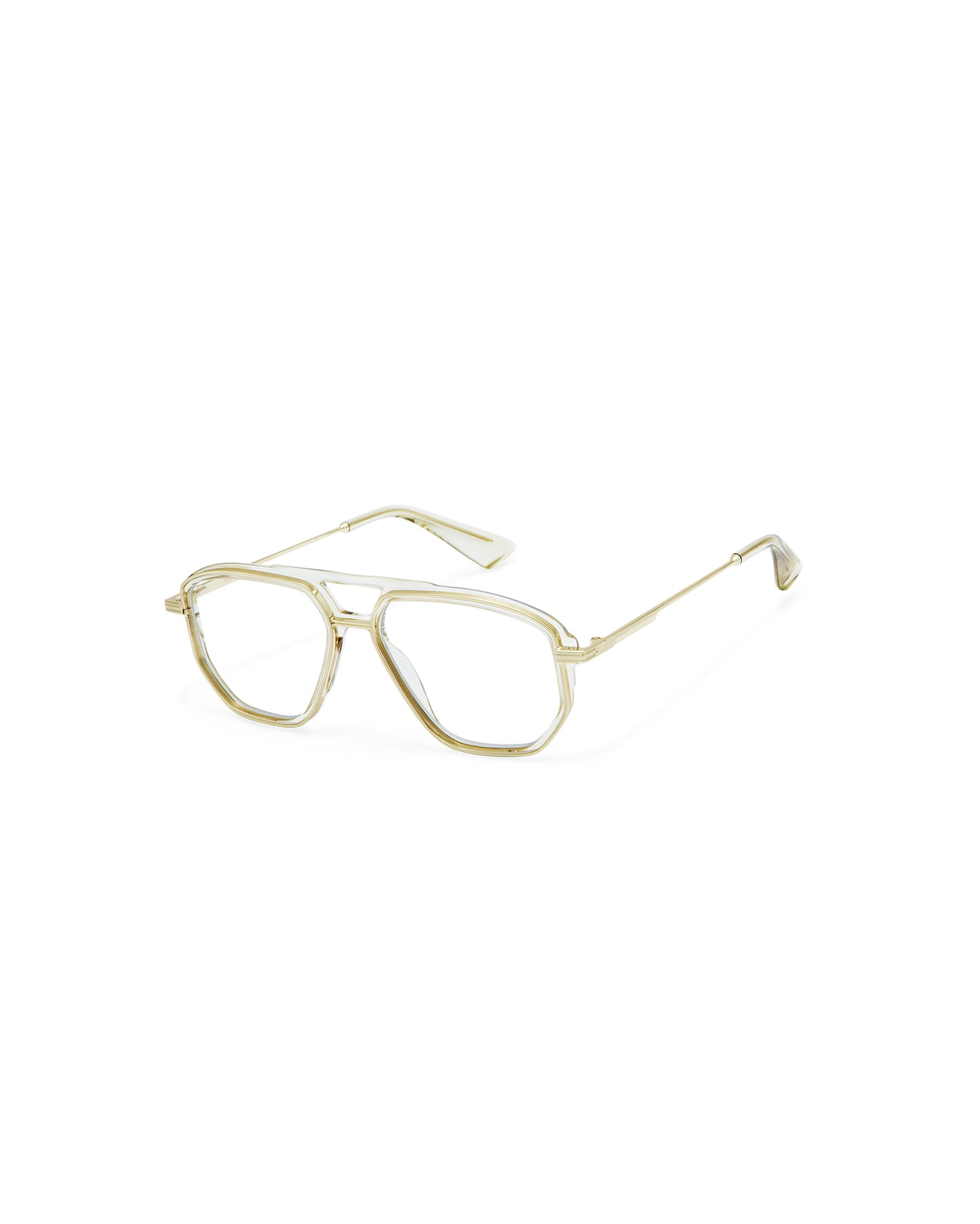 LEO: Aviador Acetato-Metal Marrón optical glasses by GIGI STUDIOS 7943