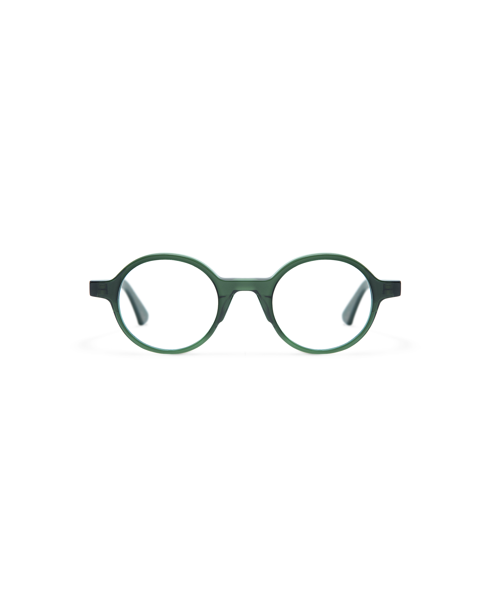 AUREN: Redondas Acetato Verde optical glasses by GIGI STUDIOS 8430