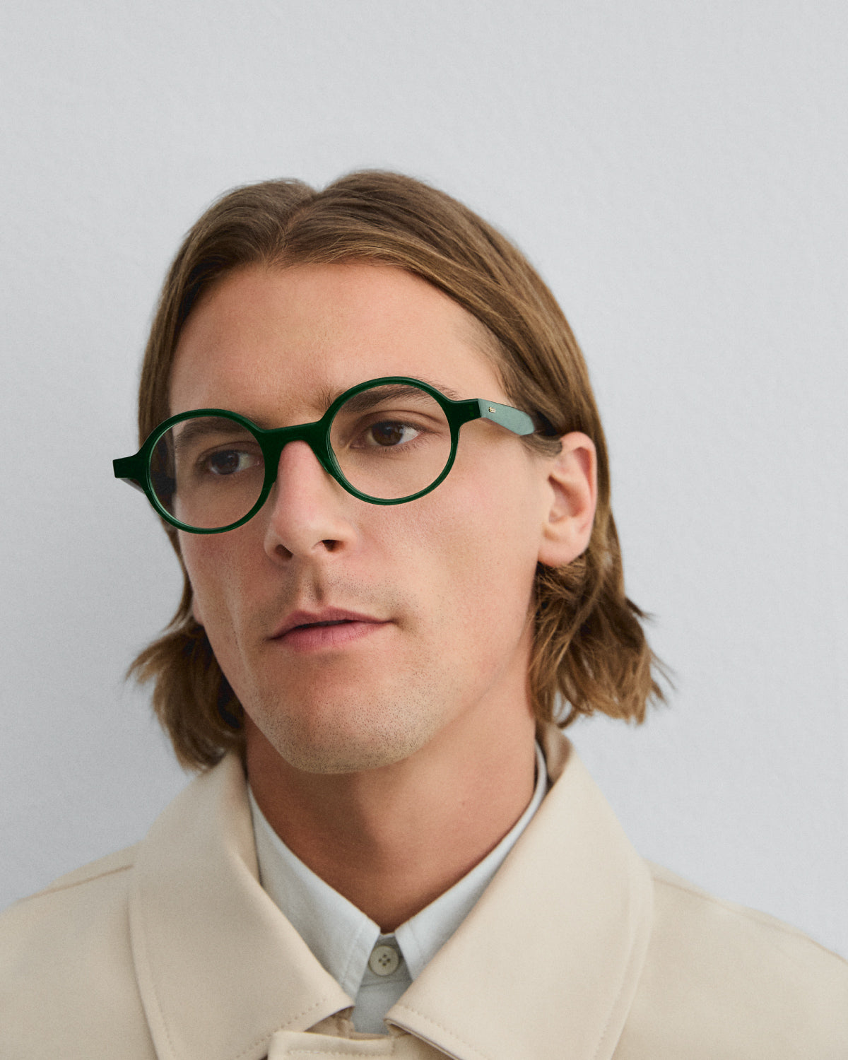AUREN: Redondas Acetato Verde optical glasses by GIGI STUDIOS 9651