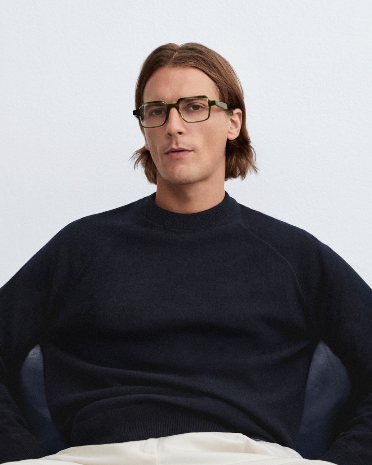 DORIAN: Cuadrada Acetato Verde optical glasses by GIGI STUDIOS 9590