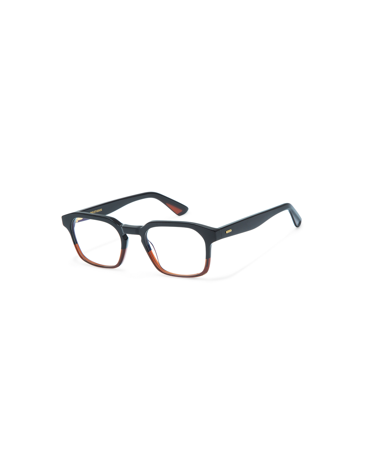 ENZO: Geométricas Acetato Noir optical glasses by GIGI STUDIOS 8831