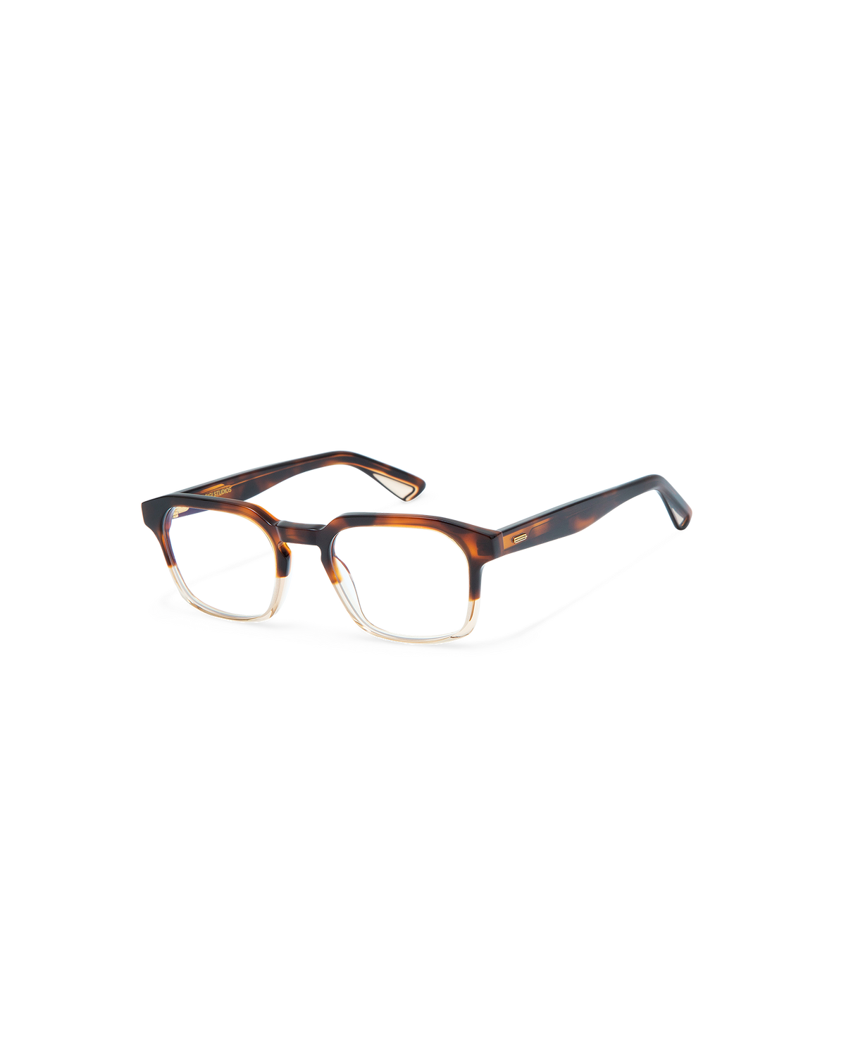 ENZO: Geométricas Acetato Havana optical glasses by GIGI STUDIOS 8832