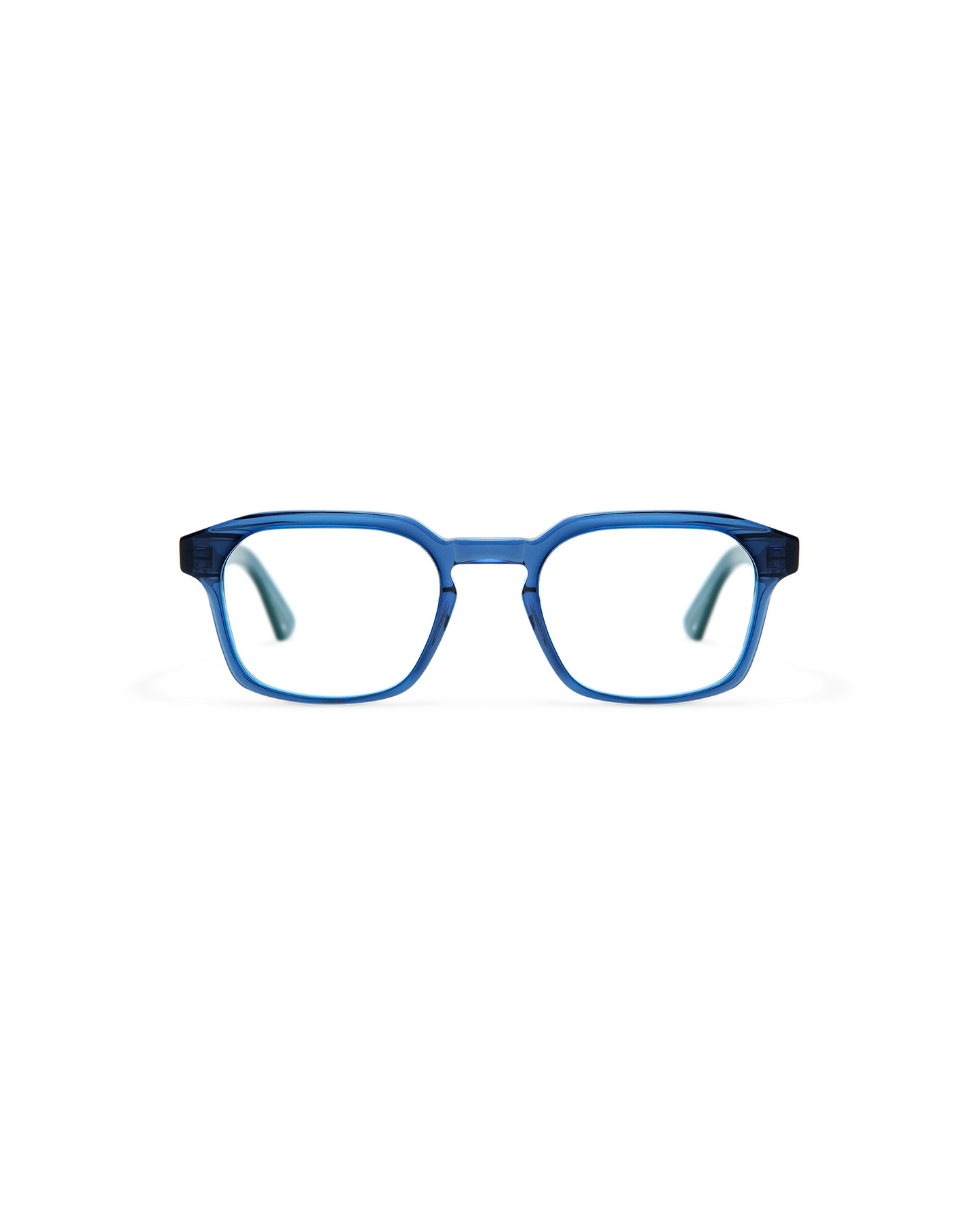 ENZO: Geométricas Acetato Azul optical glasses by GIGI STUDIOS 8437