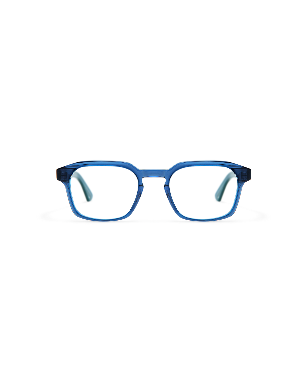 ENZO: Geométricas Acetato Azul optical glasses by GIGI STUDIOS 8437