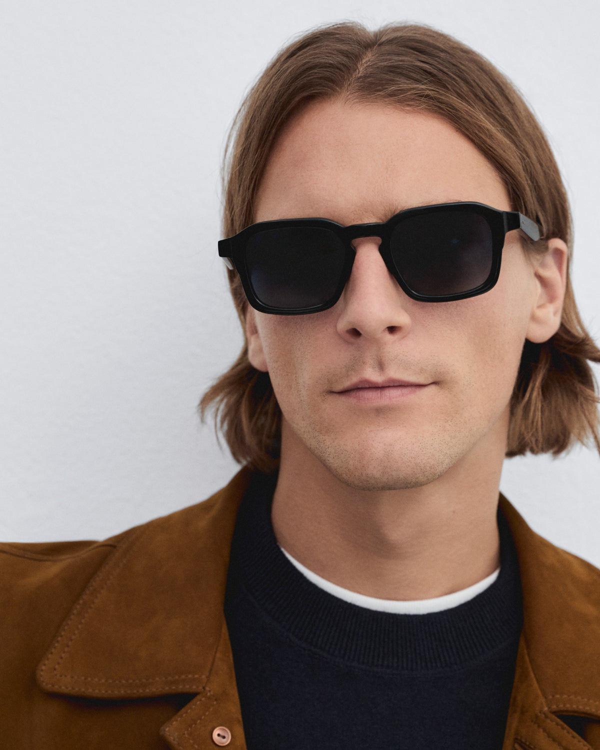 JONAS: Geométricas Acetato Noir sunglasses by GIGI STUDIOS 8834