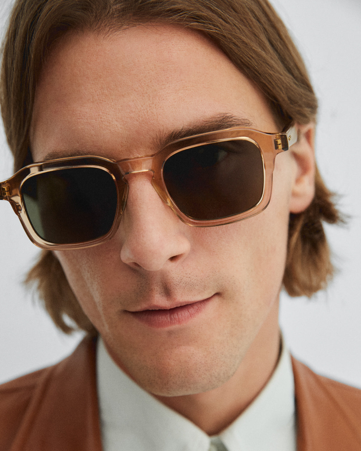 JONAS: Geométricas Acetato Marrón sunglasses by GIGI STUDIOS 10074