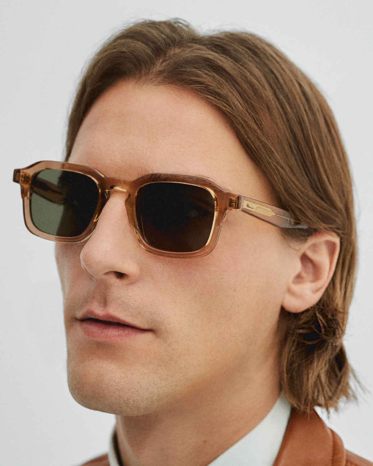 JONAS: Geométricas Acetato Marrón sunglasses by GIGI STUDIOS 9656