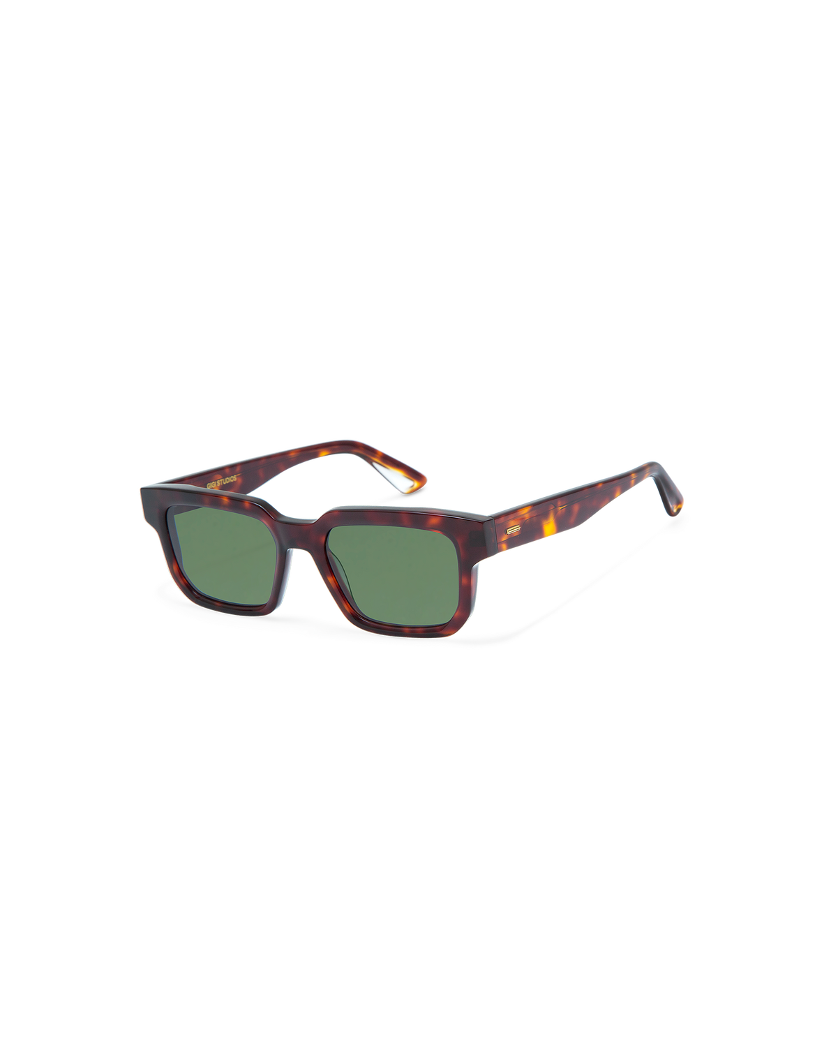 LUKA: Rectangular Acetato Havana sunglasses by GIGI STUDIOS 8837