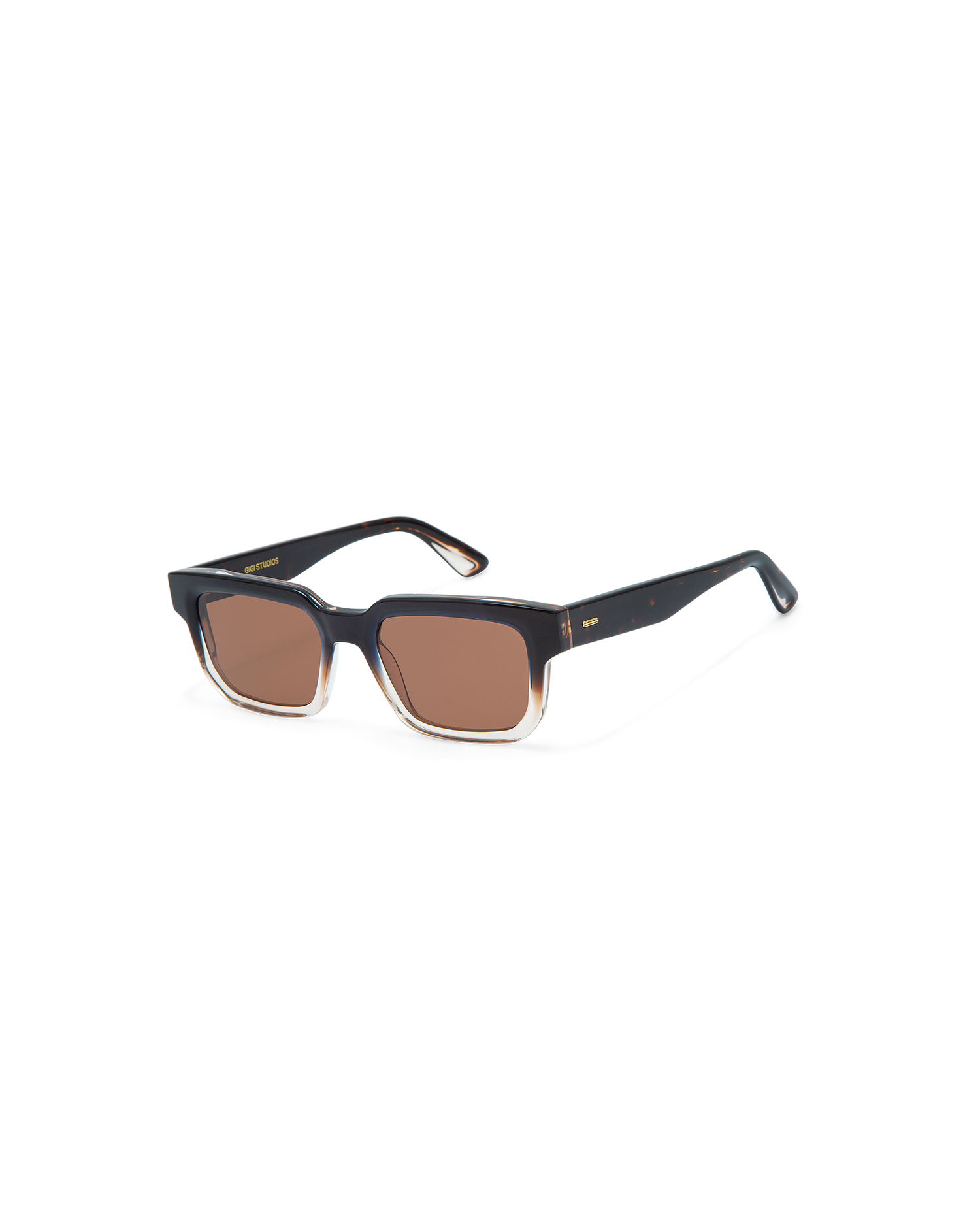 LUKA: Rectangular Acetato Marrón sunglasses by GIGI STUDIOS 8838