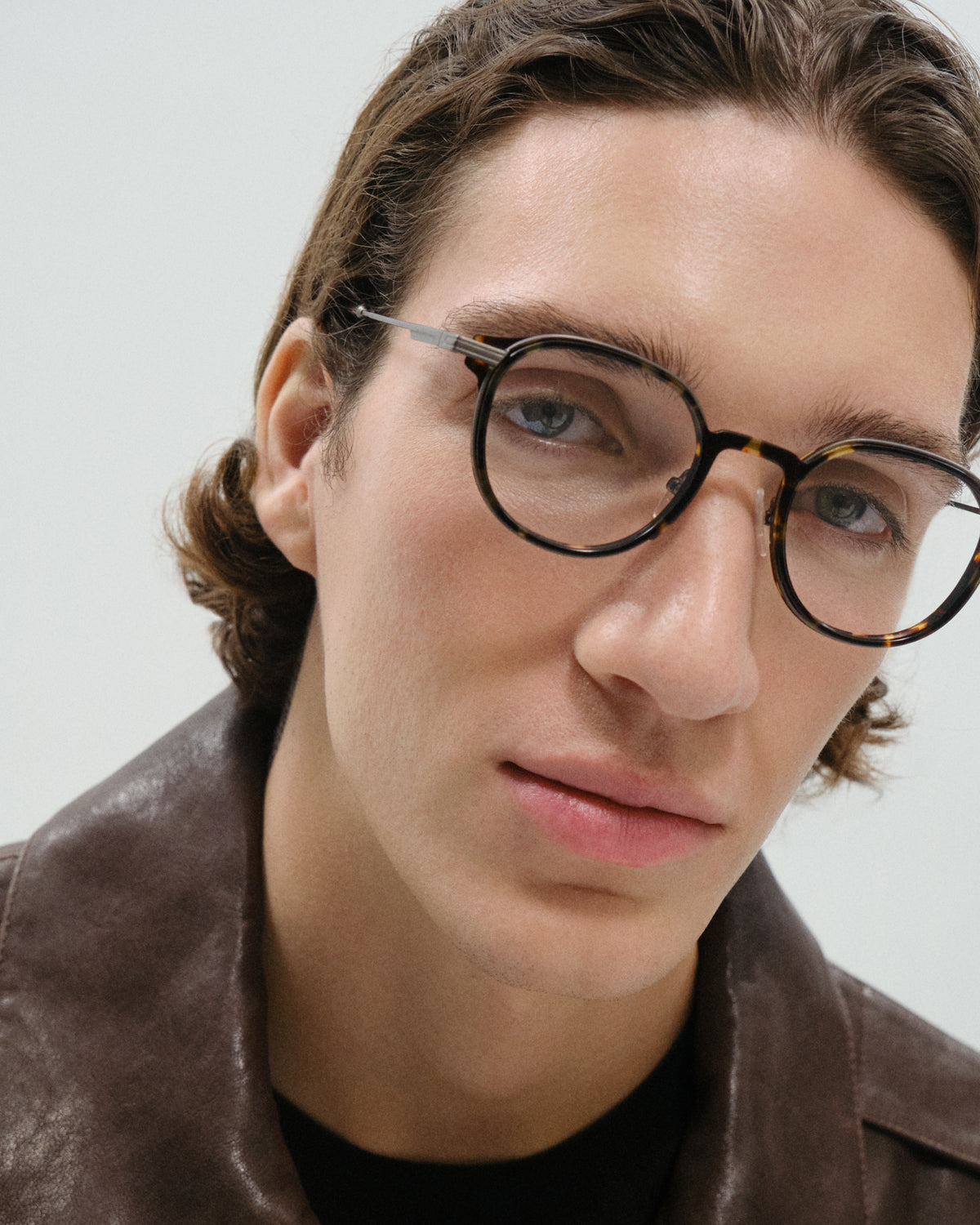CAIRO: Redondas Acetato-Metal Havana optical glasses by GIGI STUDIOS 11491