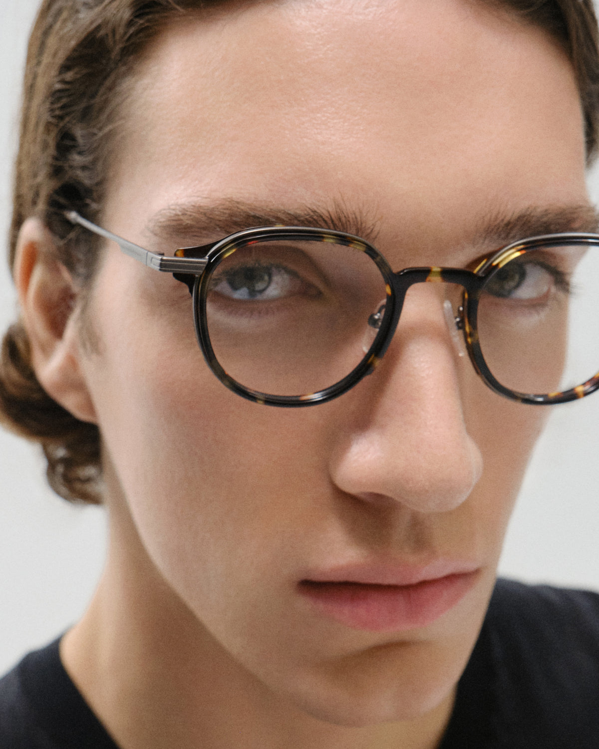CAIRO: Redondas Acetato-Metal Havana optical glasses by GIGI STUDIOS 11492