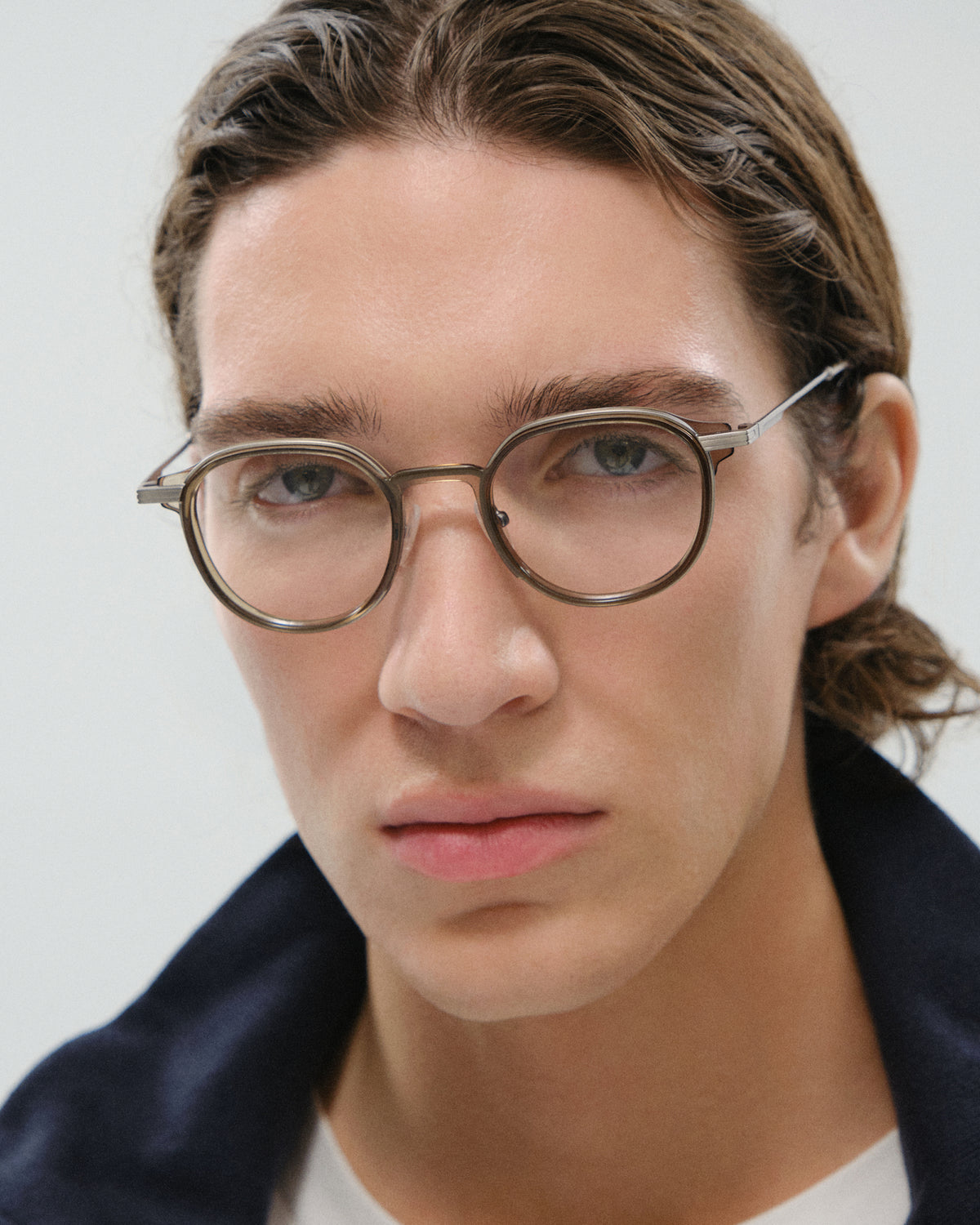 CAIRO: Redondas Acetato-Metal Verde optical glasses by GIGI STUDIOS 11494