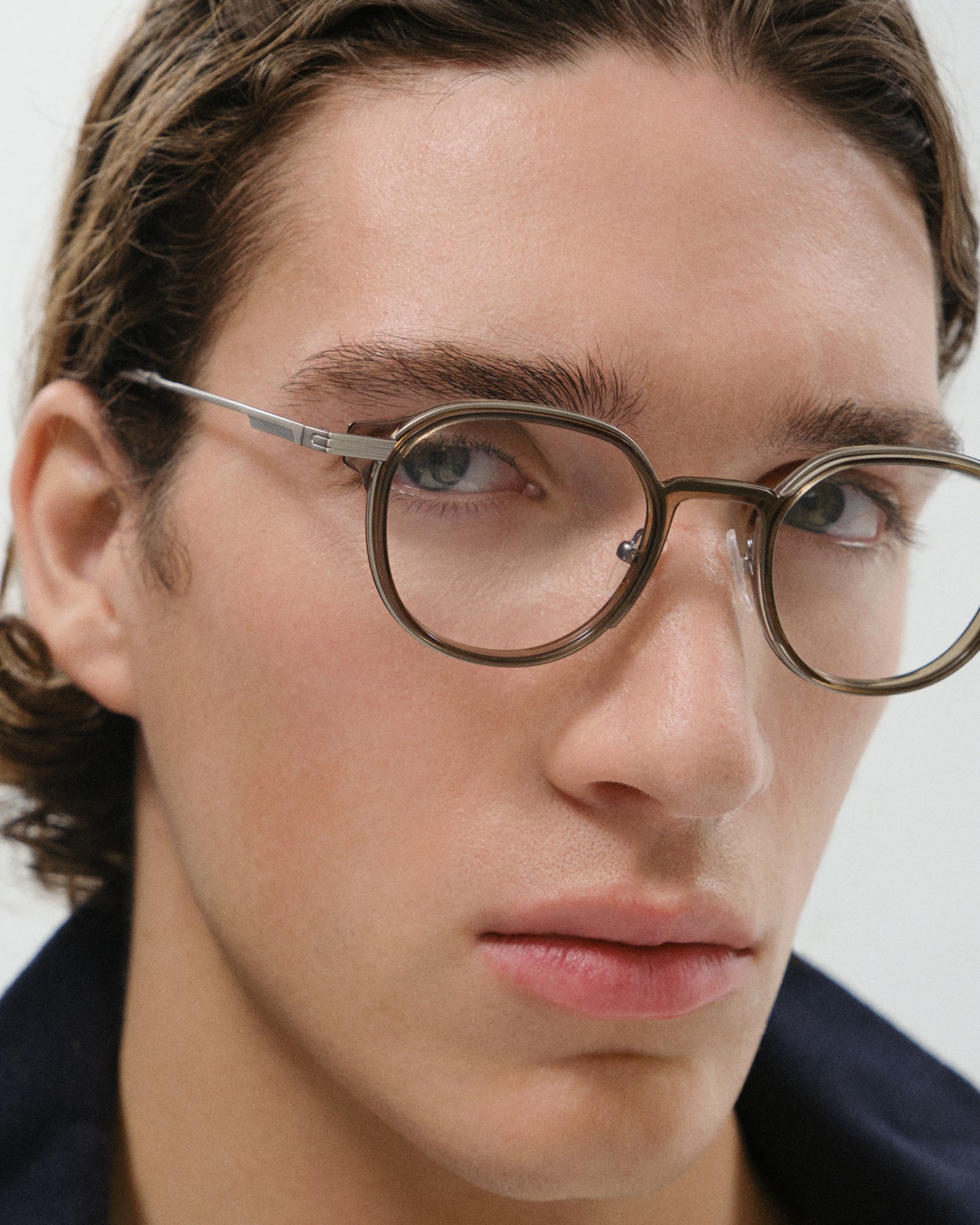 CAIRO: Redondas Acetato-Metal Verde optical glasses by GIGI STUDIOS 11495