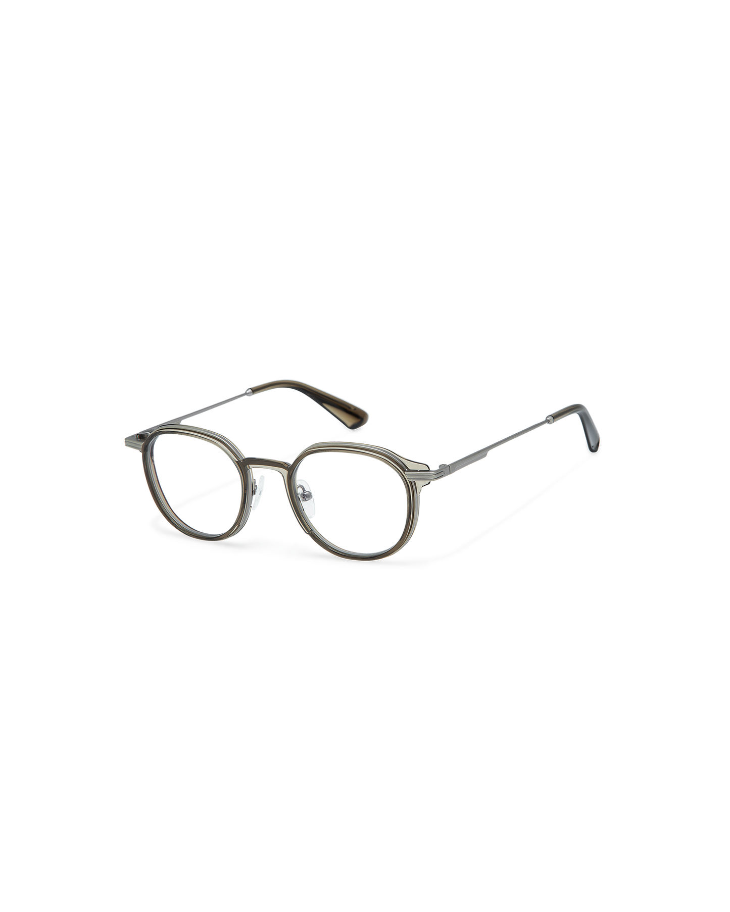 CAIRO: Redondas Acetato-Metal Verde optical glasses by GIGI STUDIOS 10742