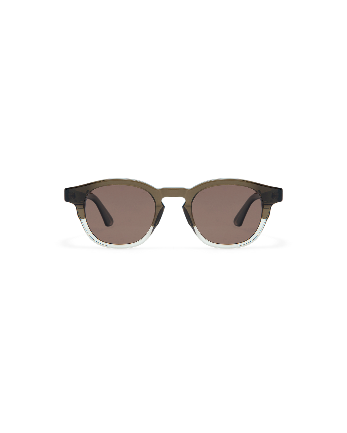 DORAN: Redondas Acetato Marrón sunglasses by GIGI STUDIOS 10773