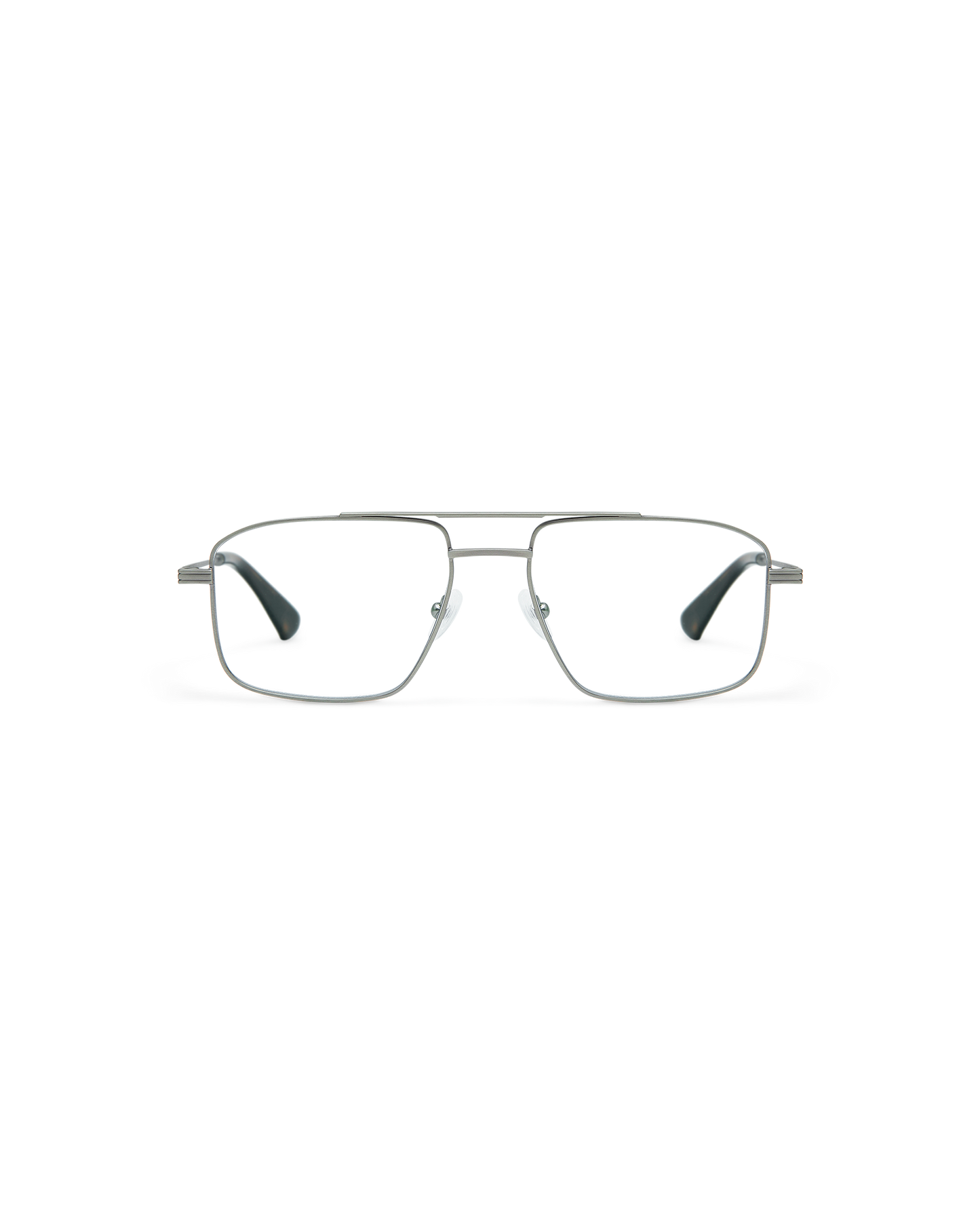 ELDRIC: Aviador Metal Dark Silver optical glasses by GIGI STUDIOS 10779