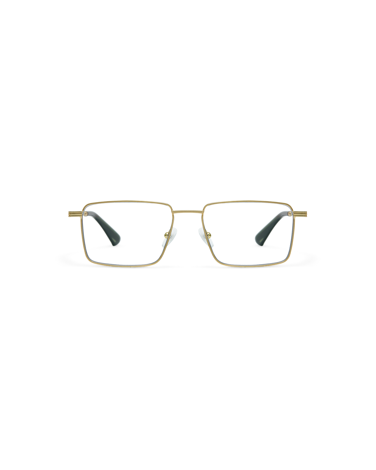 TORAN: Rectangular Metal Doré optical glasses by GIGI STUDIOS 10783