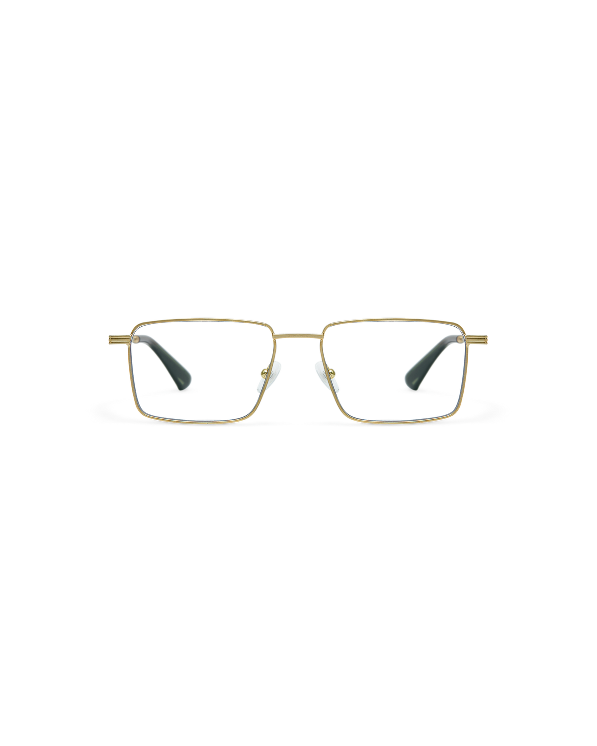 TORAN: Rectangular Metal Doré optical glasses by GIGI STUDIOS 10783