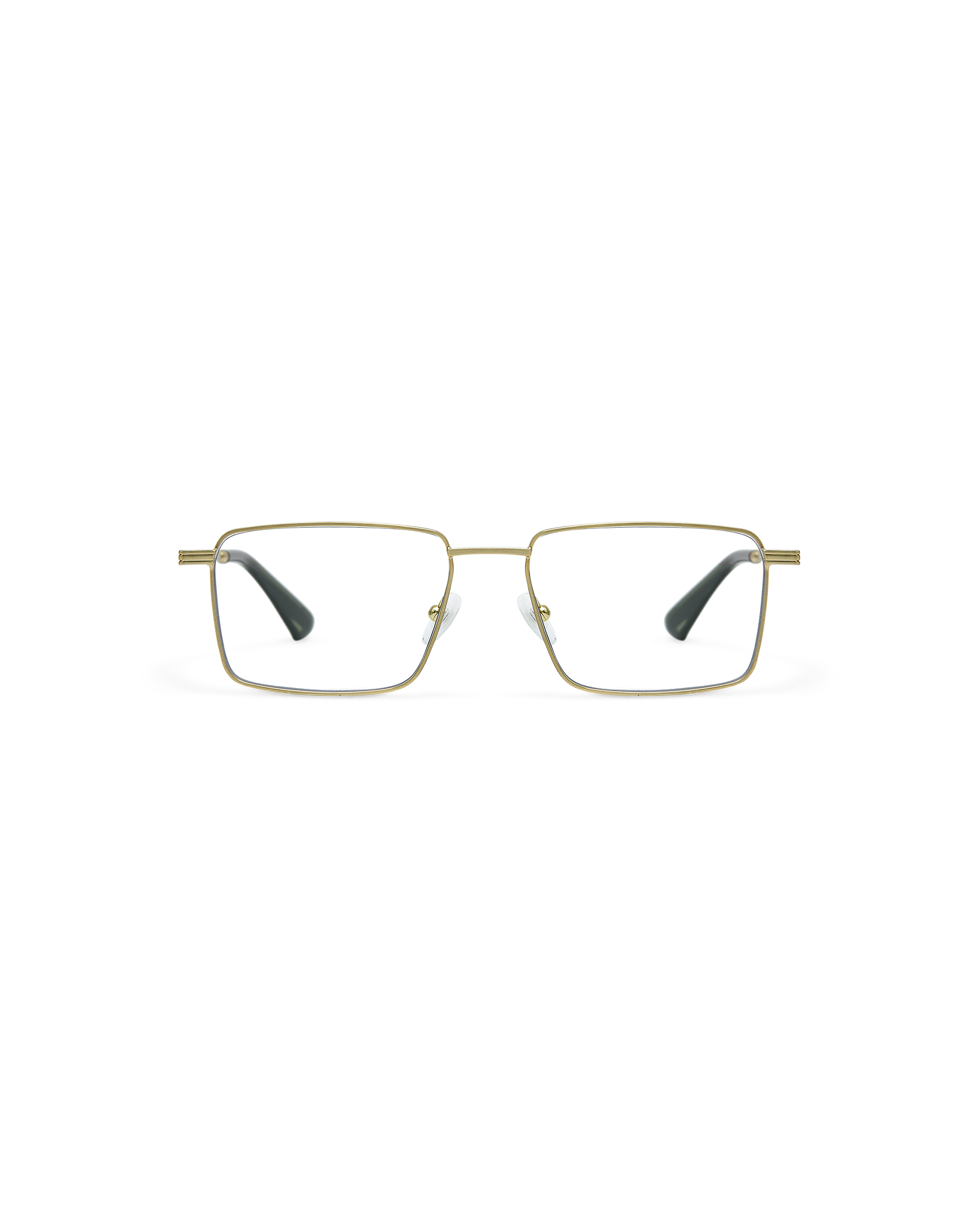 TORAN: Rectangular Metal Doré optical glasses by GIGI STUDIOS 10783
