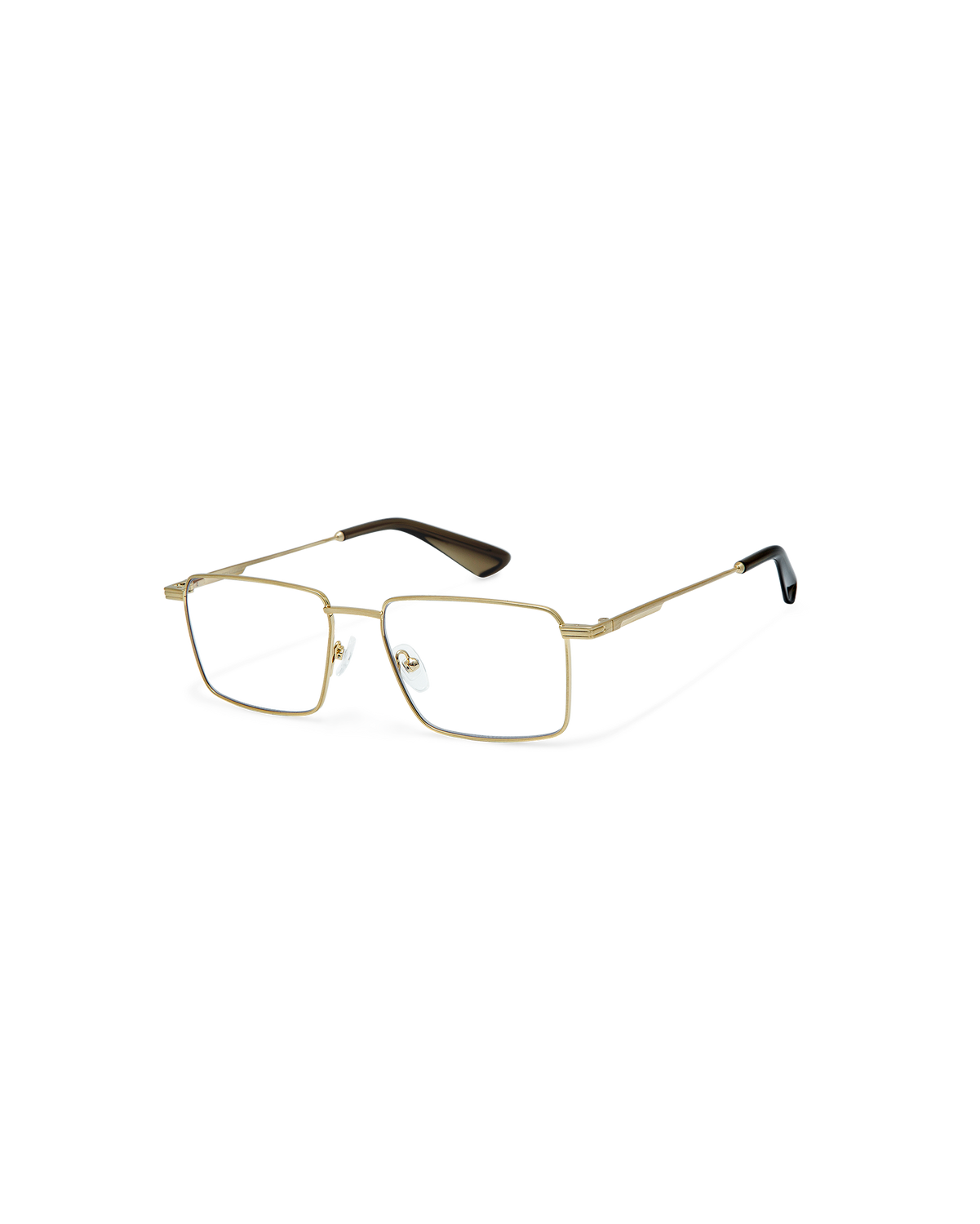 TORAN: Rectangular Metal Doré optical glasses by GIGI STUDIOS 10784