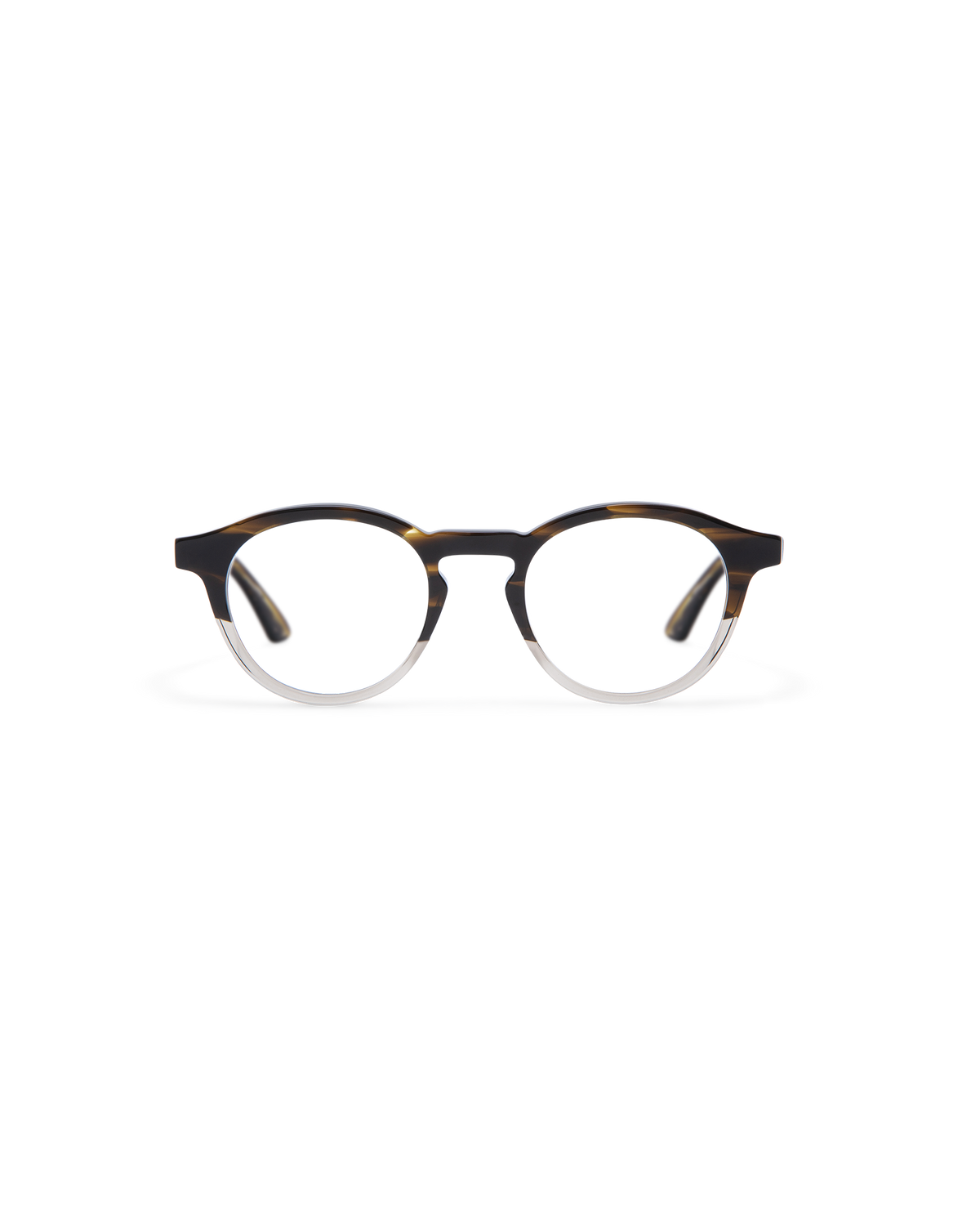 KLEE: Redondas Acetato Marrón optical glasses by GIGI STUDIOS 13689