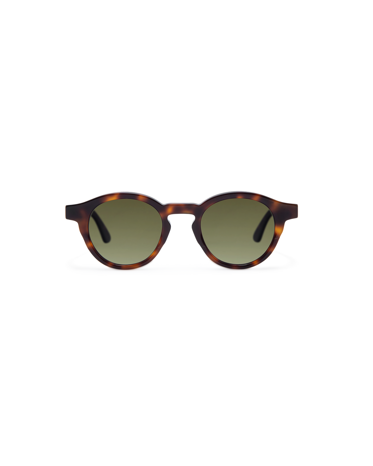 HARING: Redondas Acetato Havana sunglasses by GIGI STUDIOS 13693