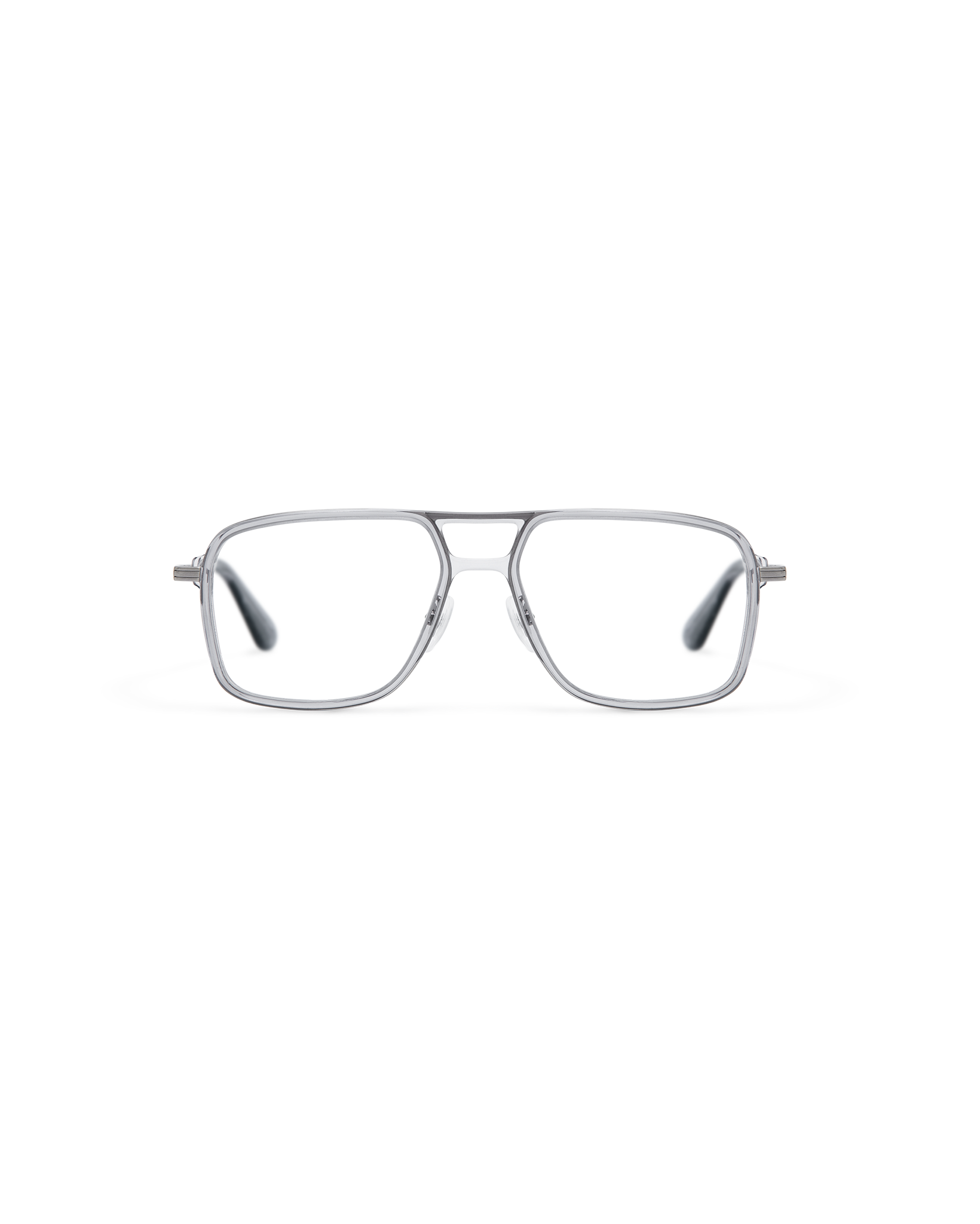 JARETT: Aviador Acetato-Metal Grigio optical glasses by GIGI STUDIOS 13713