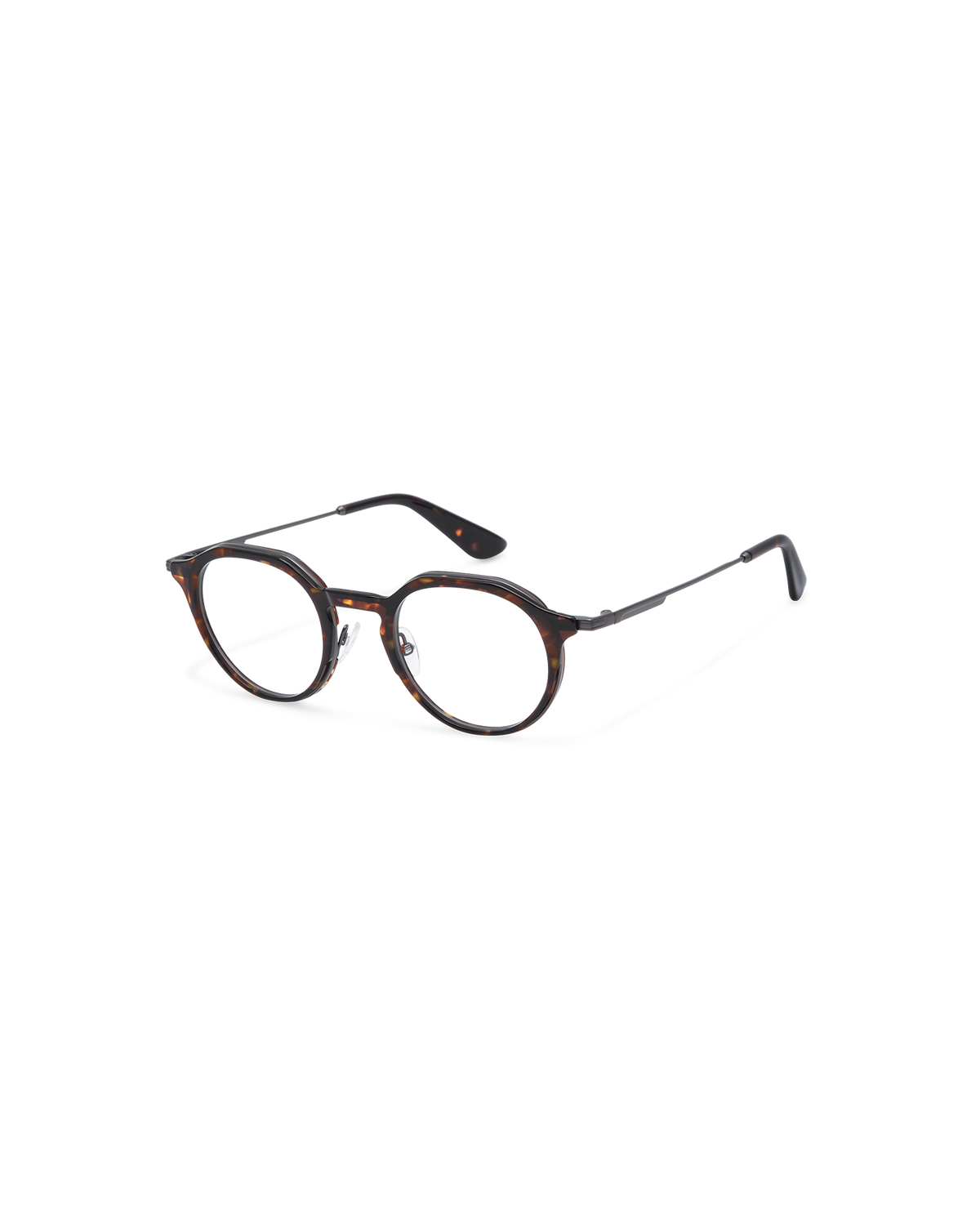 RILKE: Redondas Acetato-Metal Havana optical glasses by GIGI STUDIOS 13716