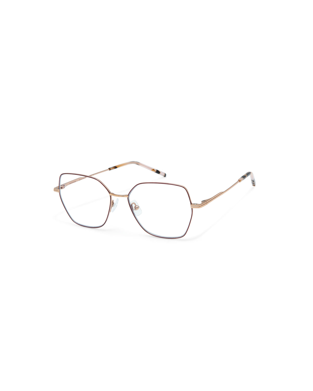 KAMILA: Geométricas Titanio Rojo optical glasses by GIGI STUDIOS 4403