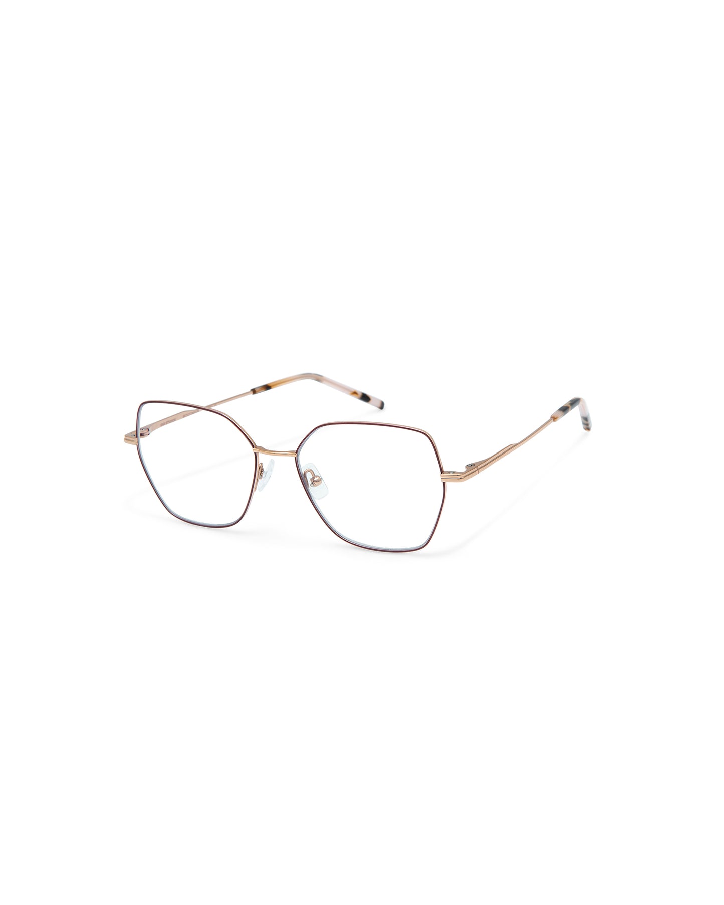 KAMILA: Geométricas Titanio Rojo optical glasses by GIGI STUDIOS 4403