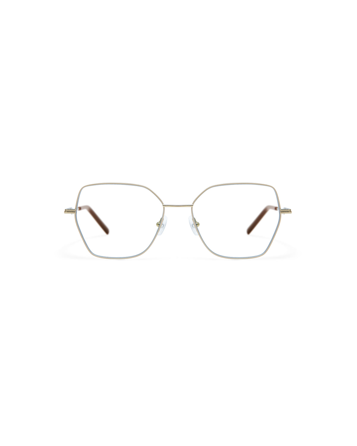 KAMILA: Geométricas Titanio Blanco optical glasses by GIGI STUDIOS 4203