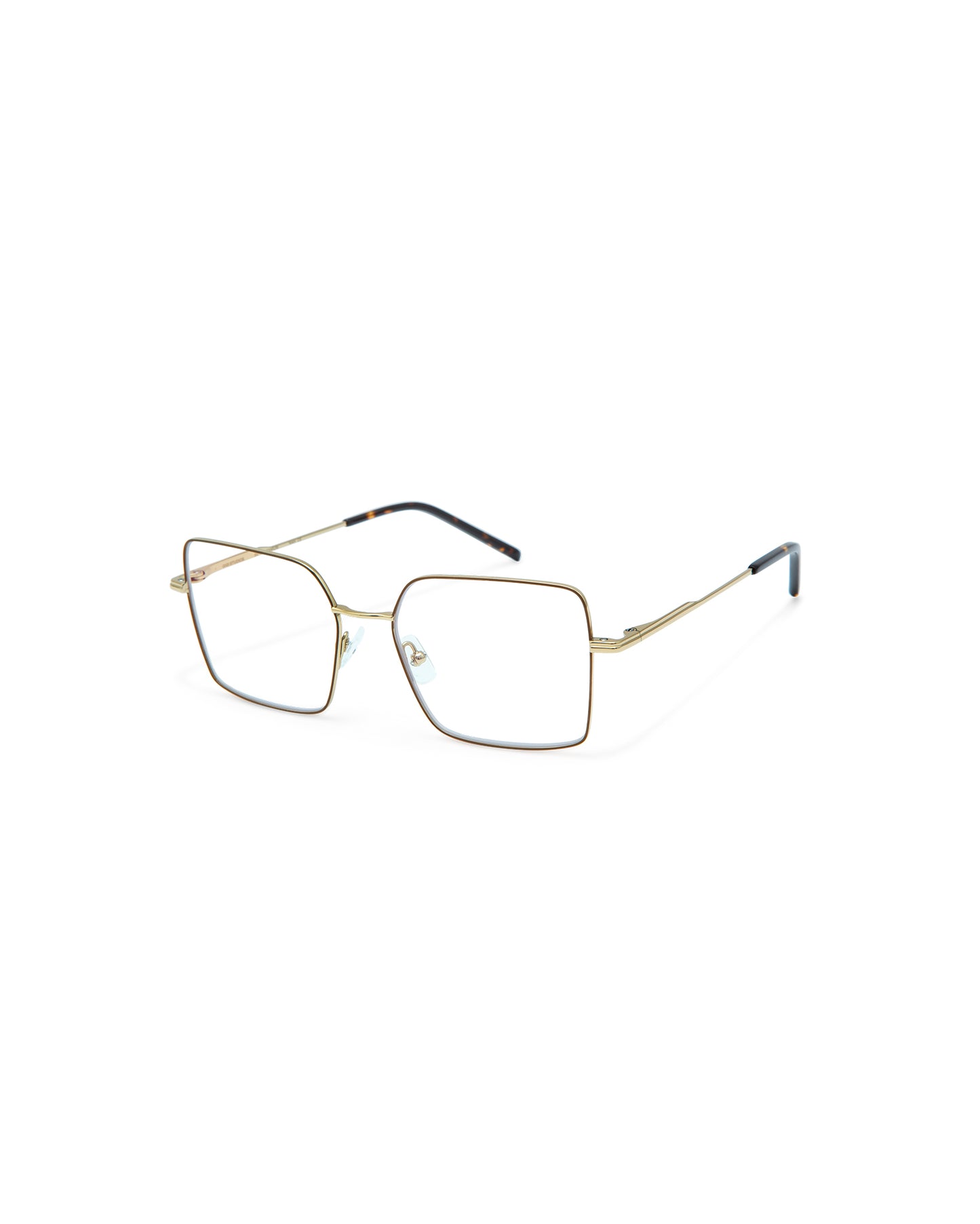 MAEVE: Cuadrada Titanio Marrón optical glasses by GIGI STUDIOS 4417