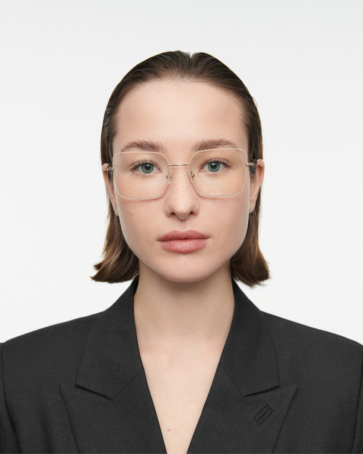 MAEVE: Cuadrada Titanio Blanco optical glasses by GIGI STUDIOS 7753