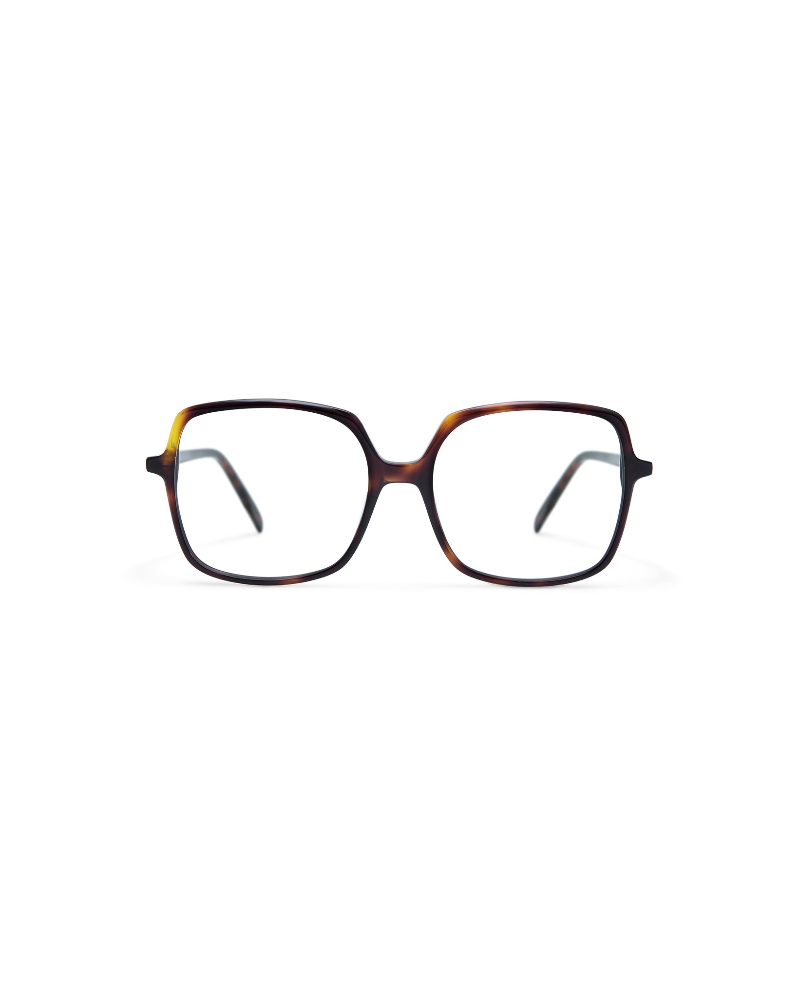 SYLVIA: Cuadrada Acetato Havana optical glasses by GIGI STUDIOS 4424